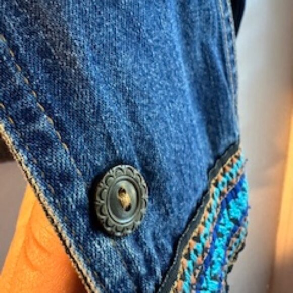 Jean Jacket - Petite - with Trim Details - Picture 4 of 8